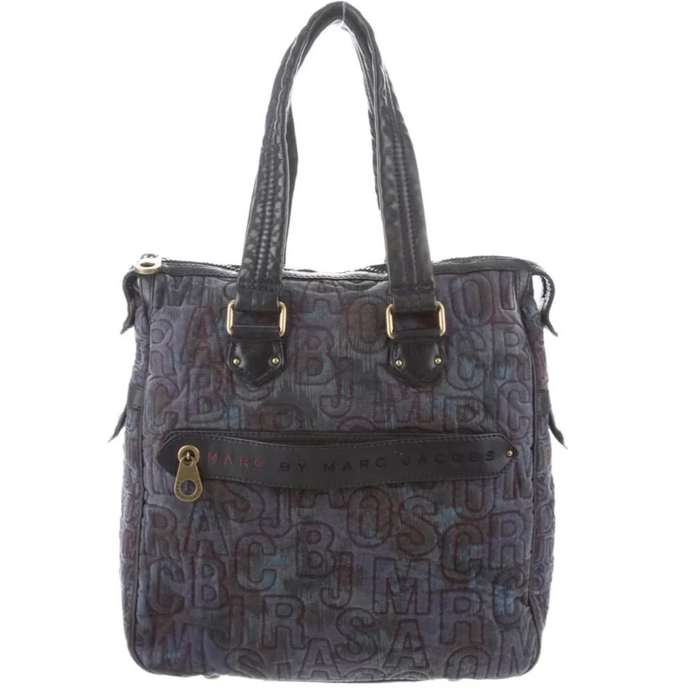 MARC BY MARC JACOBS Logo Quilted Canvas Tote - Picture 1 of 16